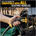 DEWALT Level - 2 Portable Electric Vehicle EV Charger up to 16 Amps, 120 - 240 - Volt AC 3.8 KW, 25 Ft. Cable, Weatherproof